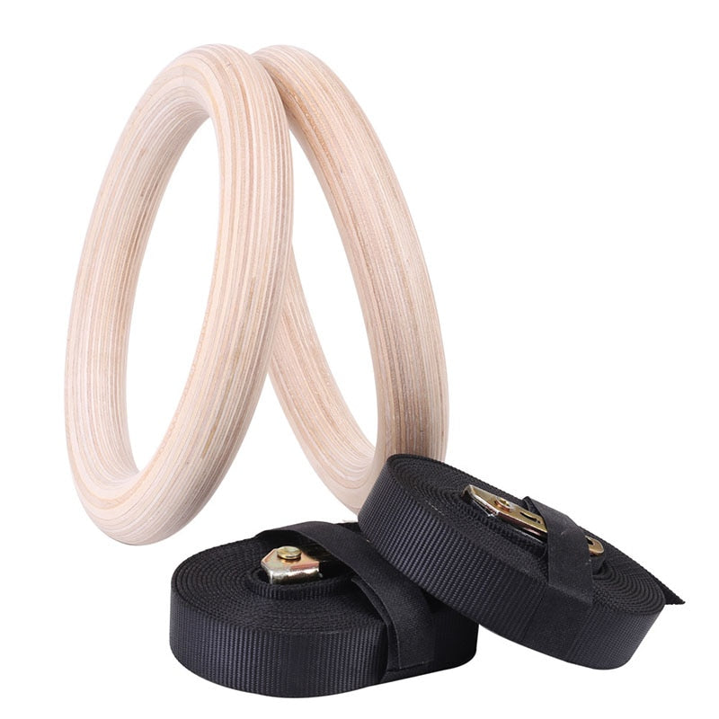 Sports Champion Wooden Gymnastic Ring 28mm+2.5x450cm Strap VF97654 Online  at Best Price | Fitness Accessories | Lulu UAE